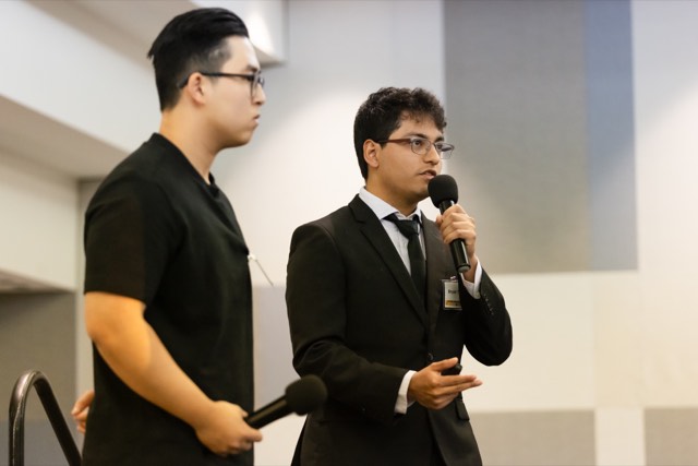 Phu Quach at a hackathon — building, competing, and networking