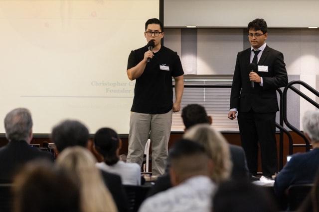 Phu Quach at a hackathon — building, competing, and networking