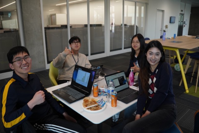 Phu Quach at a hackathon — building, competing, and networking