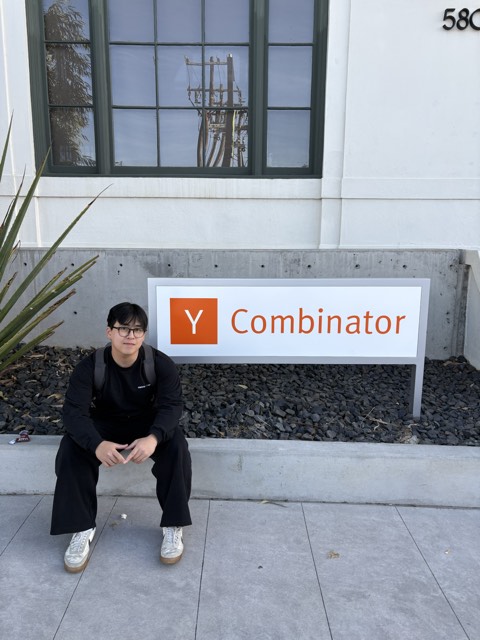 Phu Quach at a hackathon — building, competing, and networking
