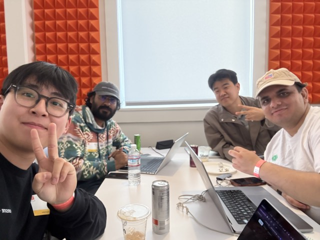Phu Quach at a hackathon — building, competing, and networking