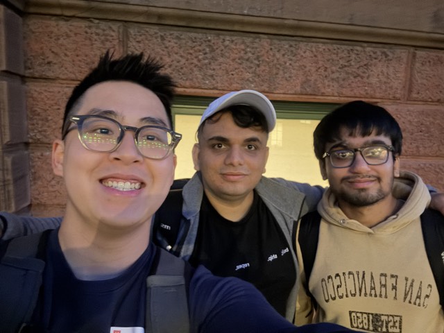 Phu Quach at a hackathon — building, competing, and networking