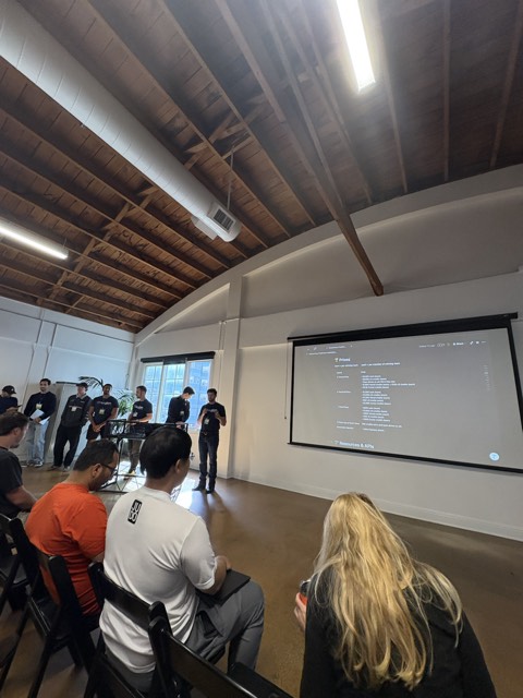 Phu Quach at a hackathon — building, competing, and networking
