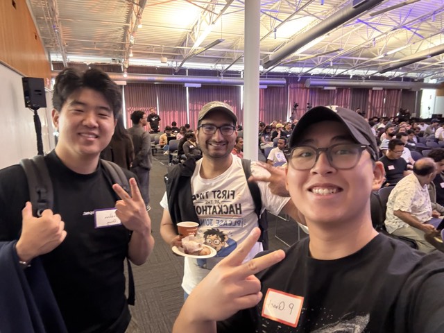 Phu Quach at a hackathon — building, competing, and networking